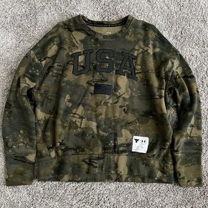 Under Armour- Womens Rock Project Camo Crew